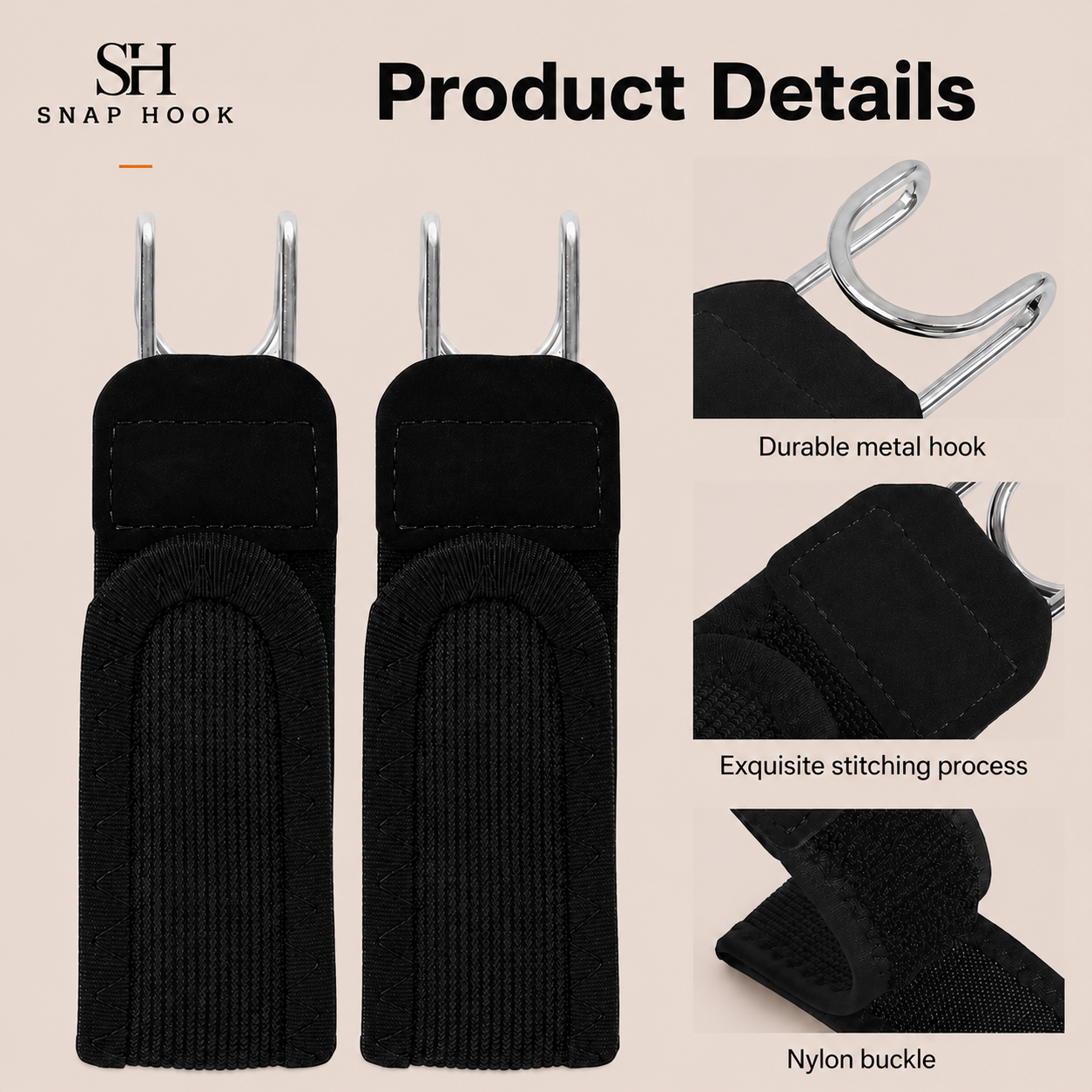 Snap Hook buckle-free belt