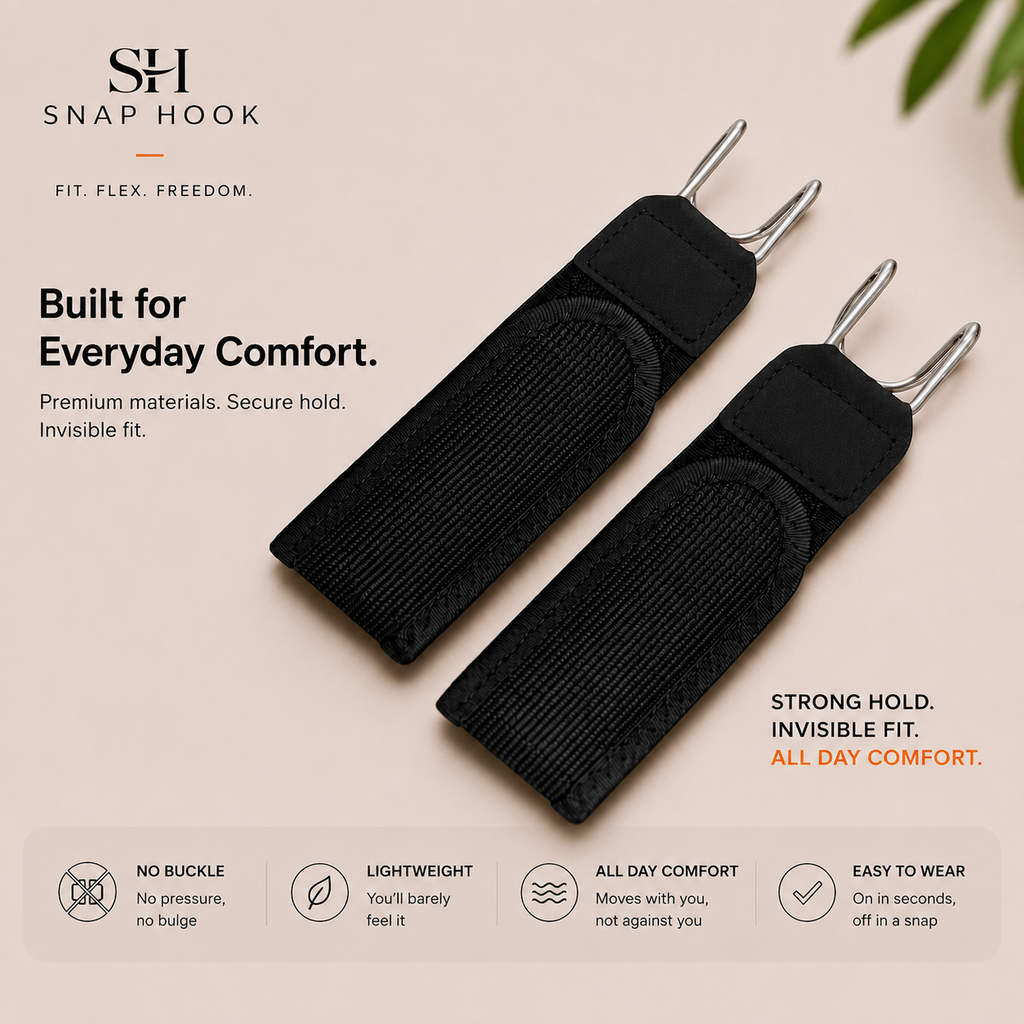 Snap Hook buckle-free belt