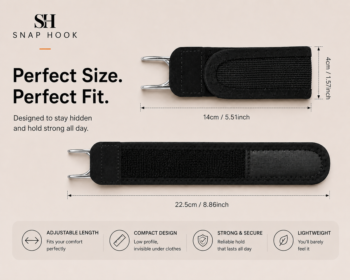 Snap Hook buckle-free belt